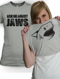 Ladies Ask me about Jaws Flipover Tshirt
