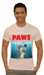 Paws - Jaws parody Tshirt