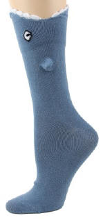 Blue Shark Bite Socks