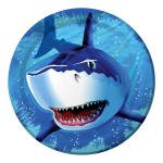 Shark party paper plates