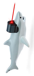 Shark with Frickin' Laser Pointer attached to his head