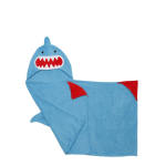 Guppy the shark hooded towel